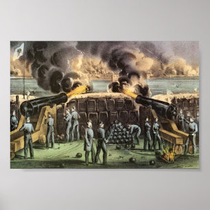 Angriff auf Ft. Sumter Poster