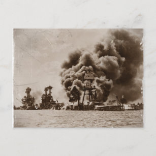 Angriff auf Pearl Harbor Postkarte