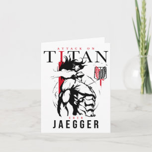 Angriff auf Titan-Aufkleber Karte