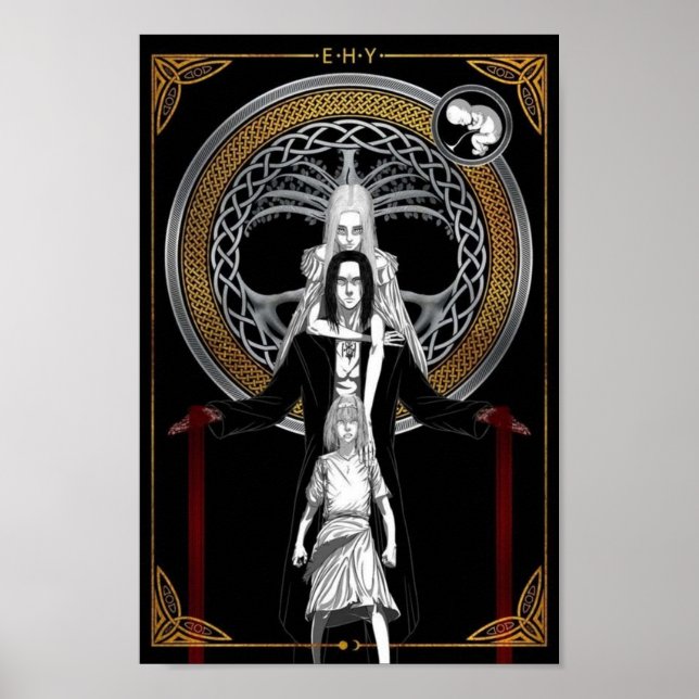 Angriff auf titan eren und ymir poster (Vorne)