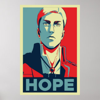 Angriff auf Titan Erwin Smith Hope Version 2 Poster