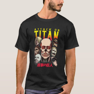 Angriff auf Titan Season 4 Collage of Titans T-Shirt