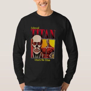 Angriff auf Titan Season 4 Kolossal Titan Gradient T-Shirt