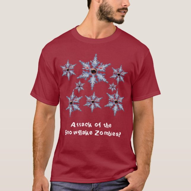 Angriff der Schneeflocke Zombies t-... - Maßgeschn T-Shirt (Vorderseite)