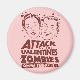 Angriff der Valentins-Zombies Magnet