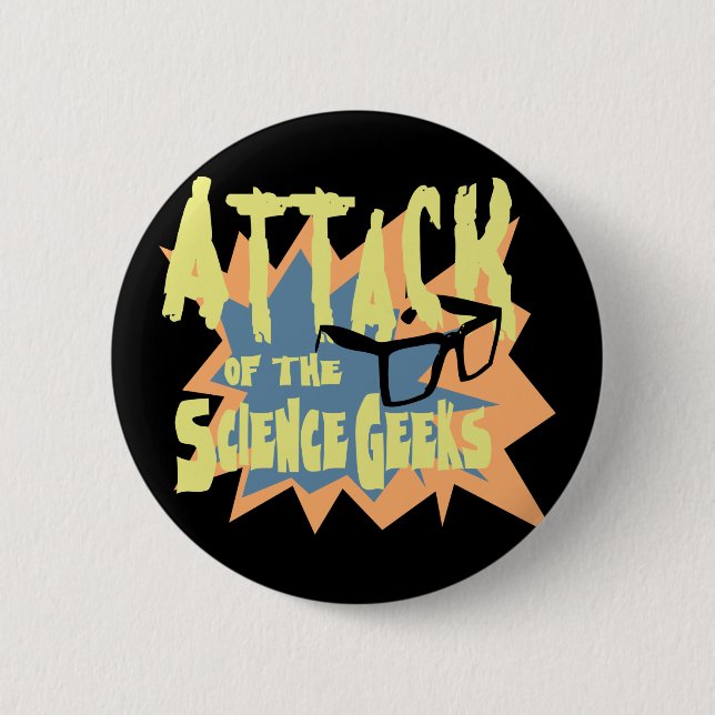 Angriff der Wissenschafts-Aussenseiter Button (Vorderseite)