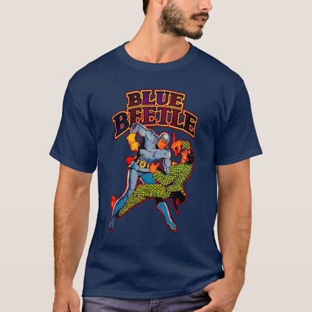Angriff des blauen Käfers T-Shirt (Vorderseite)