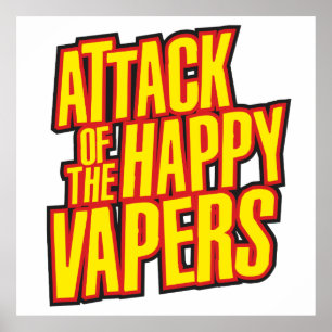Angriff des glücklichen Vapers Poster