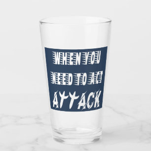 Angriff Glas