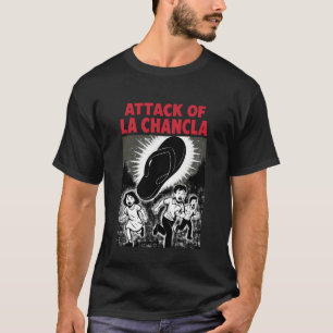 Angriff von La Chancla Lustige lateinamerikanische T-Shirt