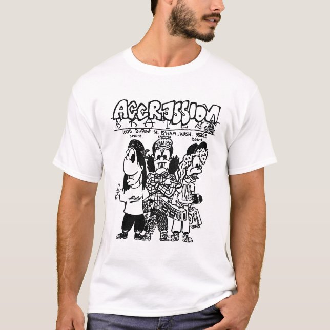 ANGRIFFS-SKATE T - Shirt (Vorderseite)