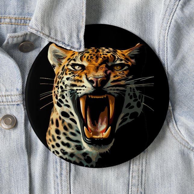 Angriffskopf von Leopard Button (Beispiel)