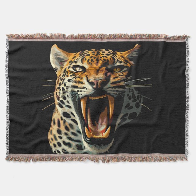 Angriffskopf von Leopard Decke (Vorderseite)
