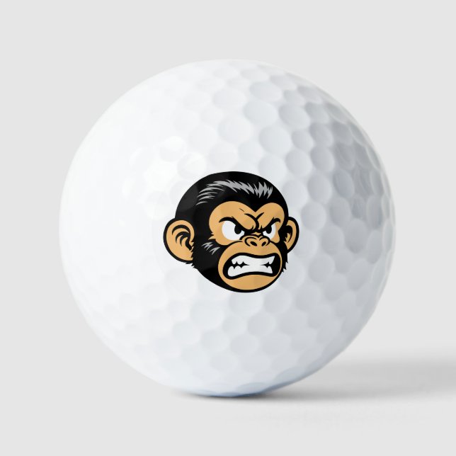 Angry Ape Golfball (Vorderseite)