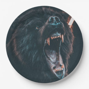 Angry Bar Zeth Black Bar Growl Pappteller