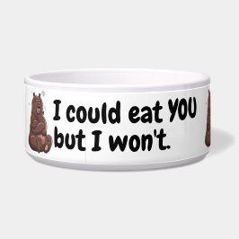 Angry Bear Funny Personalisiert Bowl Napf