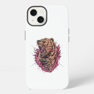 Angry Bear Roar Fierce Wildlife Phone Case" iPhone Hülle
