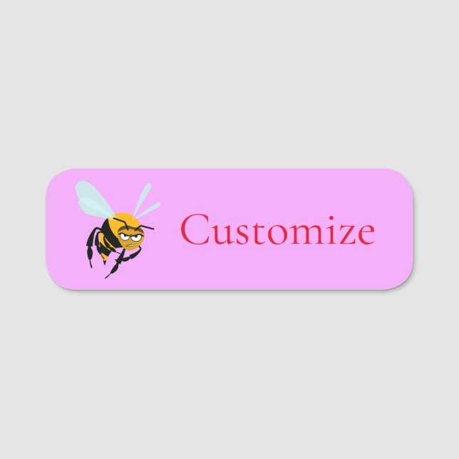 Angry Bee Thunder_Cove Namensschild (Vorderseite)