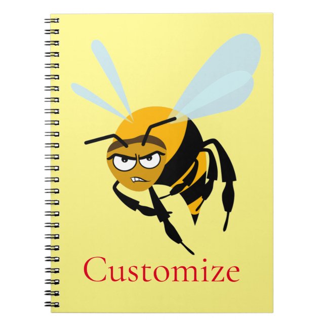Angry Bee Thunder_Cove Notizblock (Vorderseite)