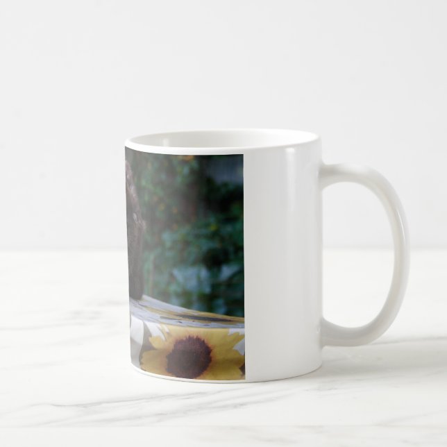 Angry Black Cat Kaffeetasse (Rechts)