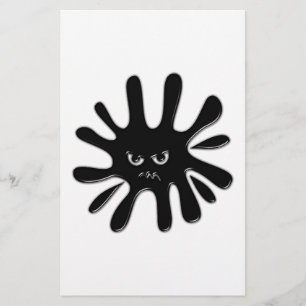 Angry Black Paint Spritzer