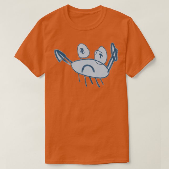 Angry Blue Crab von Sofia T-Shirt (Design vorne)