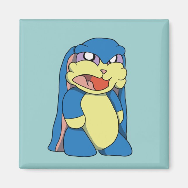 Angry Bunny Magnet (Vorne)