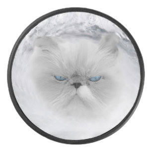 Angry Cat 5 Hurrikan Eishockey Puck