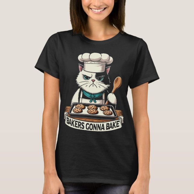 Angry Cat Bakers Wilhelm Tell T-Shirt (Vorderseite)