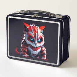 Angry Cat Metall Brotdose