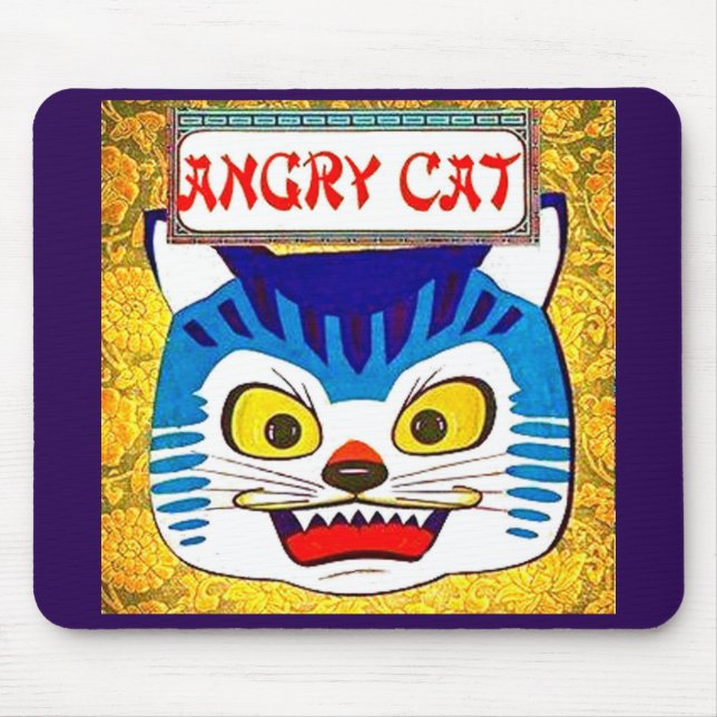 Angry Cat Mousepad (Vorne)