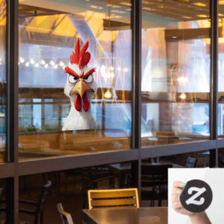 Angry Chicken Fensteraufkleber