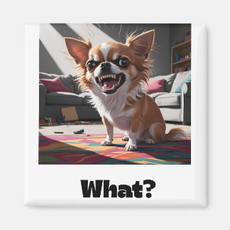 Angry chihuahua magnet