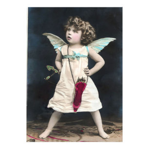 Angry Cupid Fotodruck