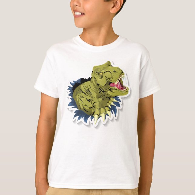 Angry Dinosaur T-Shirt (Vorderseite)