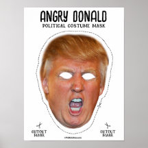 Angry Donald Costume Mask