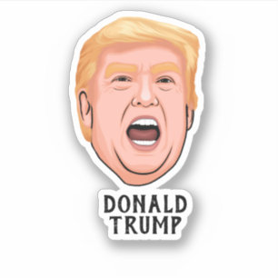 ANGRY DONALD TRUMP CUSTOM AUFKLEBER
