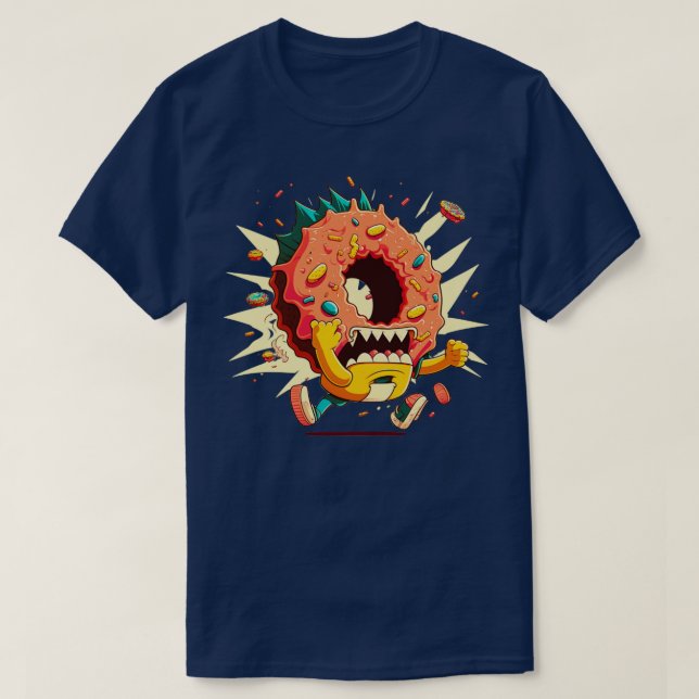 Angry Donut1 T-Shirt (Design vorne)