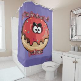 Angry Donut: Aus Geduld neu Duschvorhang