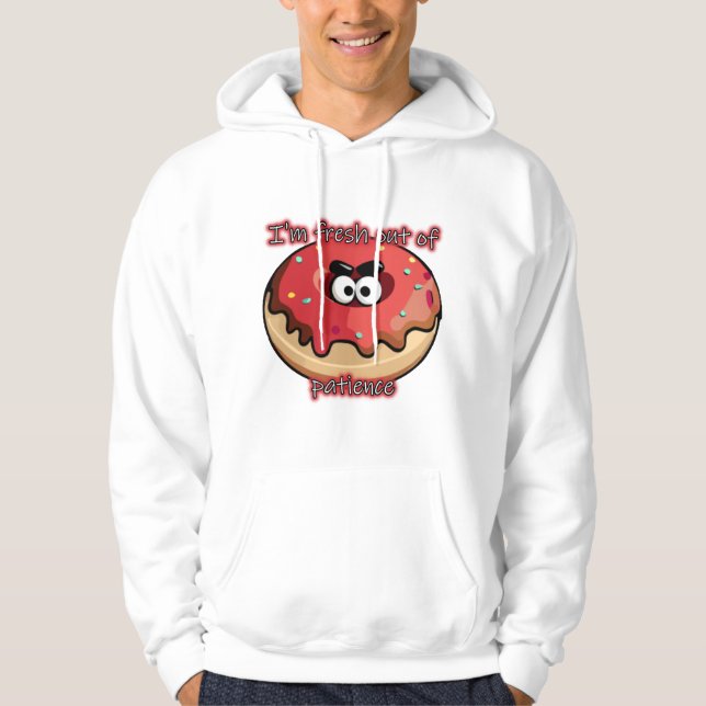 Angry Donut: Aus Geduld neu Hoodie (Vorderseite)