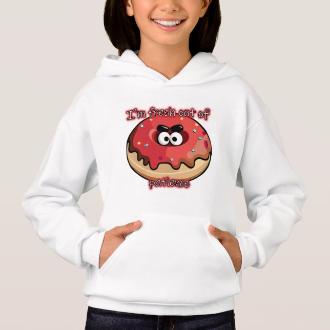 Angry Donut: Aus Geduld neu Hoodie (Vorderseite)