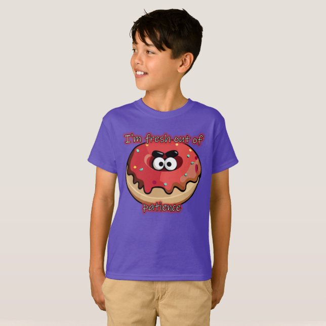 Angry Donut: Aus Geduld neu T-Shirt (Vorne ganz)