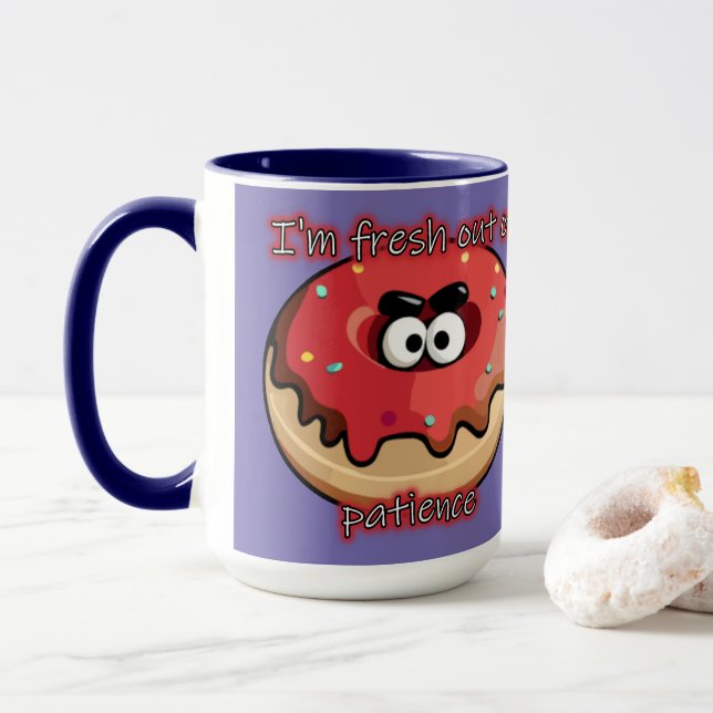 Angry Donut: Aus Geduld neu Tasse (Mit Donut)