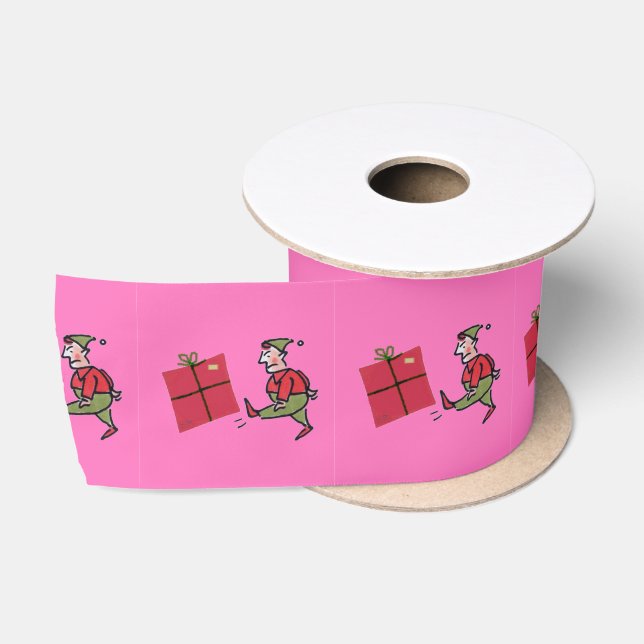 Angry Elf Bandspool Satinband (Spule)