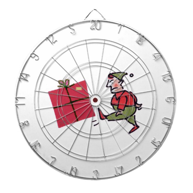 Angry Elf Dartboard Dartscheibe (vorne)