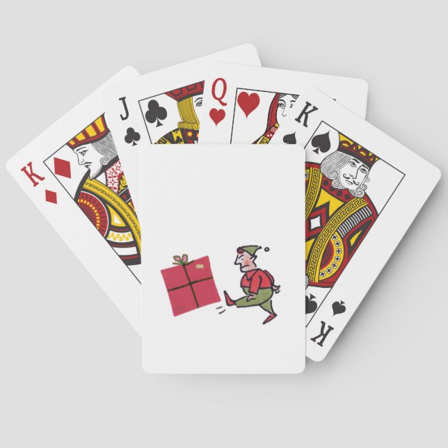 Angry Elf Poker spielt Karten Spielkarten (Rückseite)