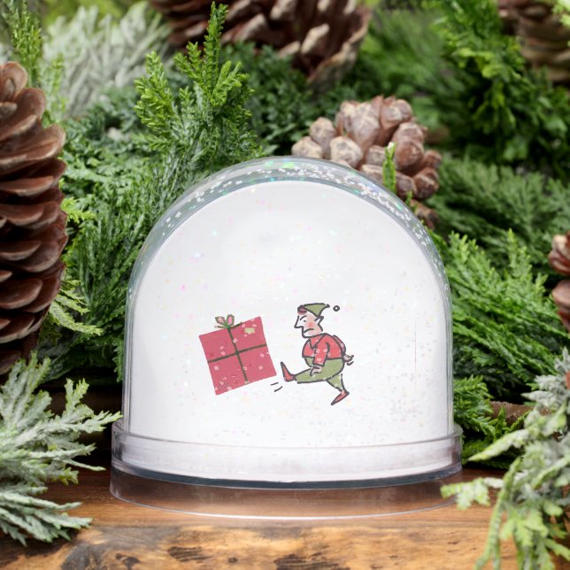 Angry Elf snow globe (Hiver)