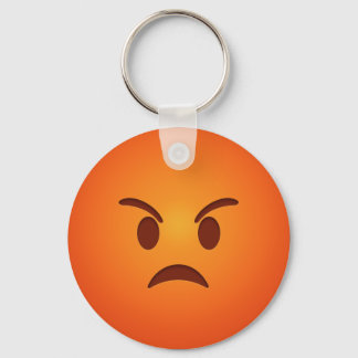Angry Emoji Schlüsselanhänger