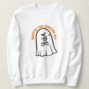 Angry Ghost Pun, Was sehen Sie Halloween? Sweatshirt