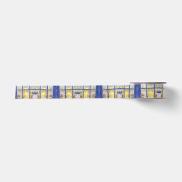 Angry Gingerbread Man Wrapping Ribbon Satinband
